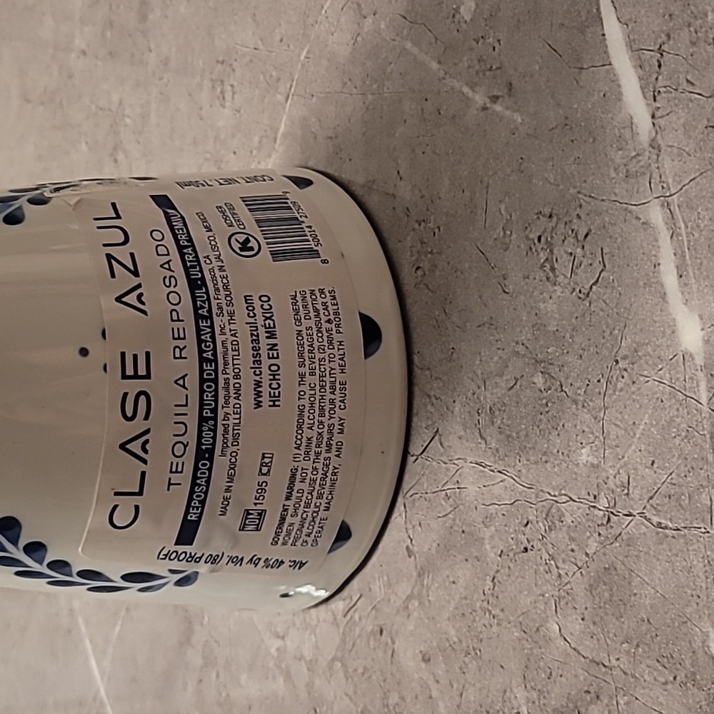 clase azul reposado tequila bottle 750 ml no alcohol inside - Picture 3 of 4